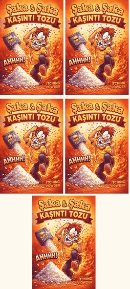 5 Adet Kaşıntı Tozu Şaka Kaşıntı Tozu Eğlence Şaka Amaçlı Toz ürün görseli 1