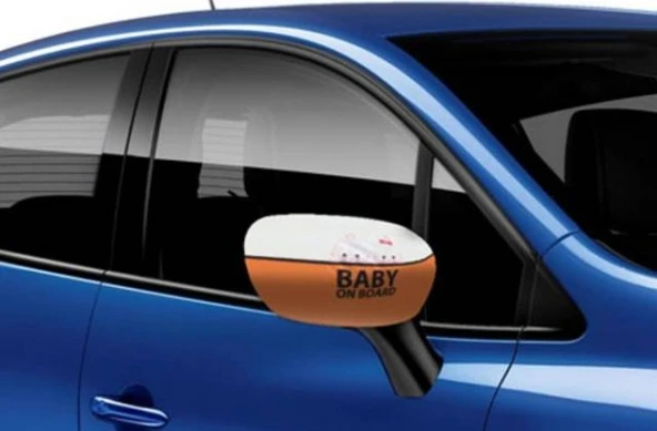 Araç Ayna Kılıfı 2 Adet  Baby On Board ürün görseli 1