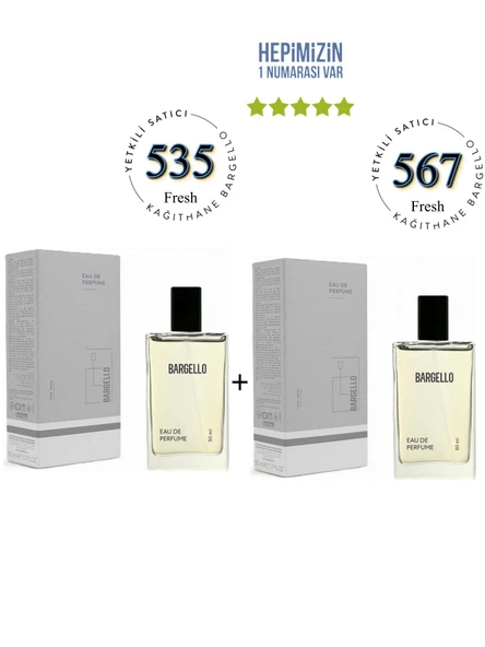 535 + 567 Erkek Parfüm Edp 50 ml Fresh - Mnms535567 ürün görseli 1