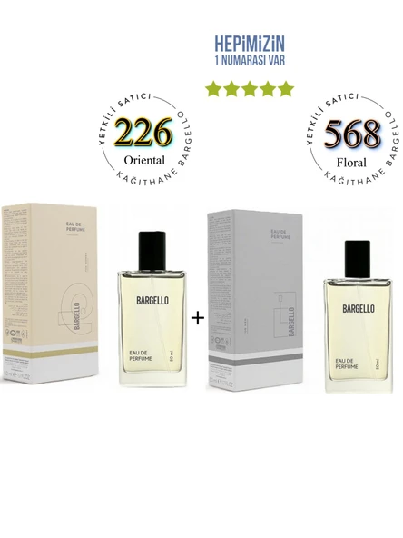 226 + 568 Kadın/Erkek Parfüm Edp 50 ml Oriental/Floral - Mnms226568 ürün görseli 1