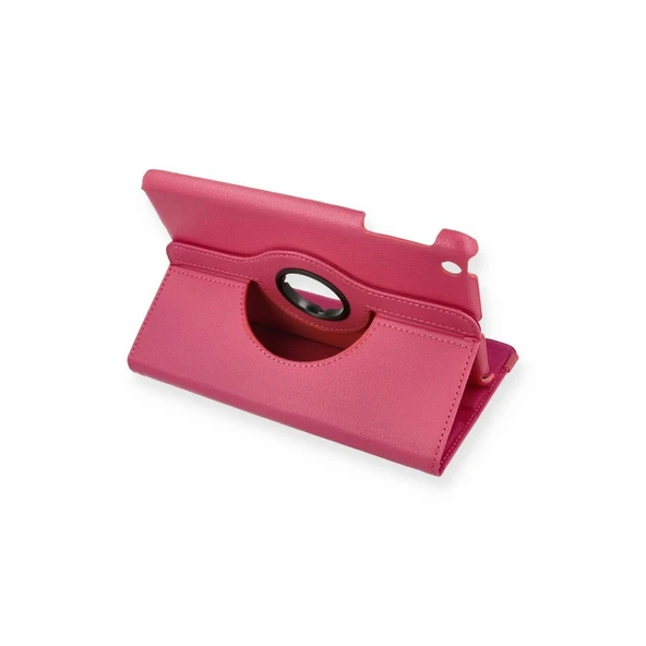 İpad Mini 1 Kılıf 360 Tablet Deri Kılıf - Pembe ürün görseli 1