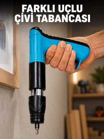 Yaylı Manuel Çivi Tabancası Ahşap Kaplama Döşeme Sabitleme Aleti ürün görseli 1
