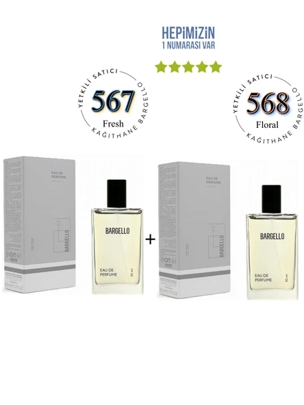 567 + 568 Erkek Parfüm Edp 50 ml Fresh/Floral - Mnms567568 ürün görseli 1
