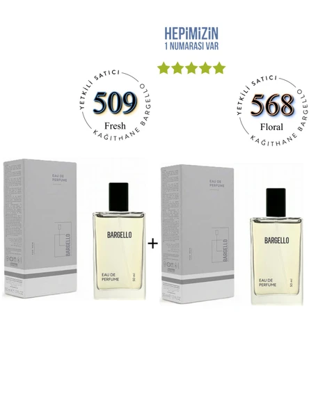 509 + 568 Erkek Parfüm Edp 50 ml Fresh/Floral - Mnms509568 ürün görseli 1
