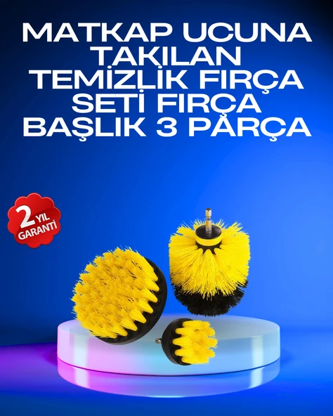 Profesyonel Matkap Ucu Temizlik Fırçası 3’lü Set ürün görseli 1