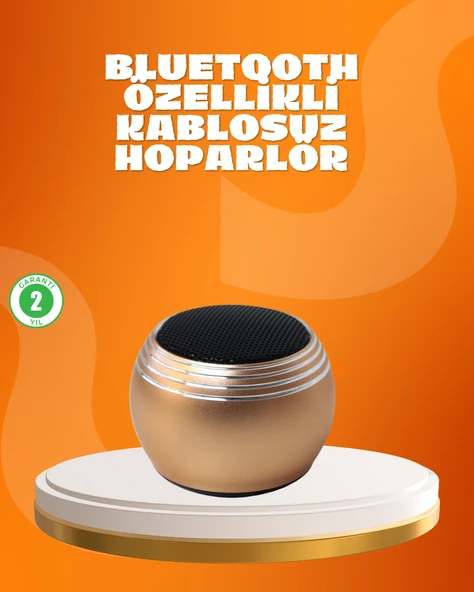 Cep Boy Bluetooth Hoparlör Güçlü Ses Çıkışı TWS Destekli ürün görseli 1