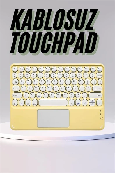 Profesyonel Wifi Q Klavye Bluetooth Klavye Touchpad 10.8 Inç ürün görseli 1