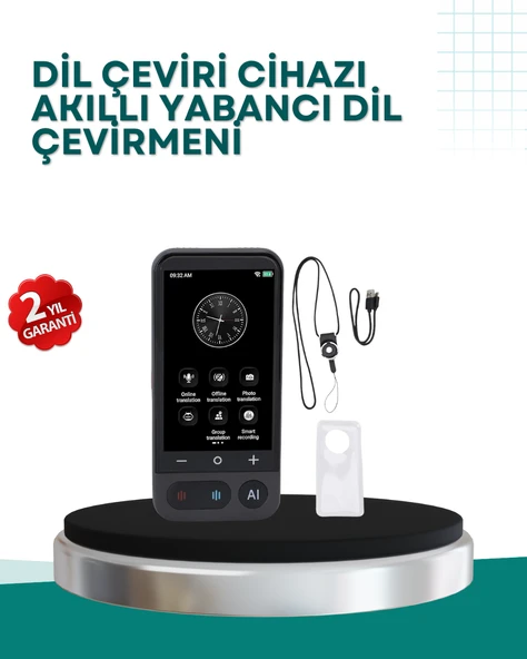 4.0 İnç Dokunmatik Ekranlı Akıllı Çeviri Cihazı ürün görseli 1