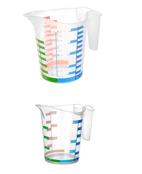 Ölçü Kabı Dereceli Renkli 1000 ML + 500 ML Set ürün görseli 1