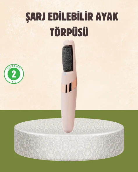 İki Hızlı Elektrikli Ayak Törpüsü Pürüzsüz Topuk Bakımı ürün görseli 1