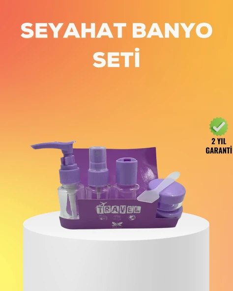 Seyahat Bakım Seti 5 Parça Sızdırmaz faf Kapaklı 30ml ürün görseli 1