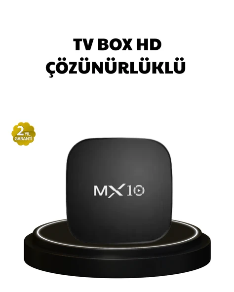 MX Box S 4K Android TV Box – Google Asistan, Dolby Ses, 8 GB Hafıza, Chromecast Desteği ürün görseli 1