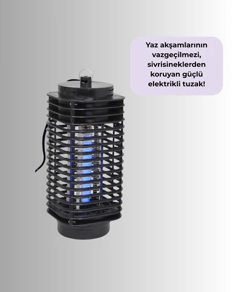 Kapalı ve Açık Alanlarda Etkili Elektrikli Sivrisinek Katili – UV Işıklı Tuzak ürün görseli 1