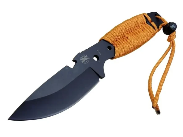 DPX Gear Assault 0238TRN Kamp Bıçağı 22,5 cm  Turuncu, Metal; İpli Sap ürün görseli 1