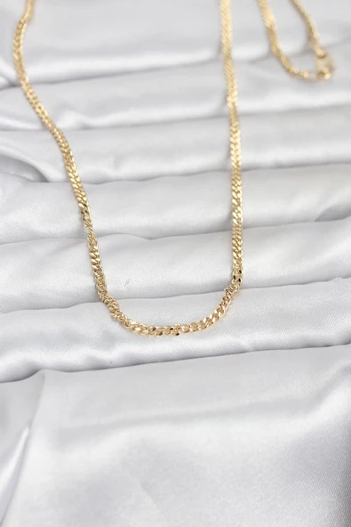 CM 14K Gold Renk 60 cm Zincir Kadın Ke ürün görseli 1