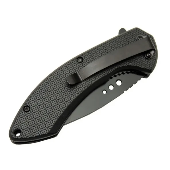 Mtech 4215 Kırmızı Kamp Çakı 20cm Yarı , Kemerlikli, Oluklu ürün görseli 1