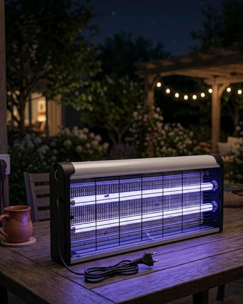 UV Işıklı Elektrikli Sinek Savar 10W Sessiz Haşere Öldürücü Lamba ürün görseli 1