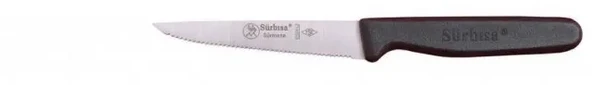 Sürbısa 61004LZ  Sürmene Lazerli, Tırtıklı Sebze Bıçağı 9,5cm ürün görseli 1