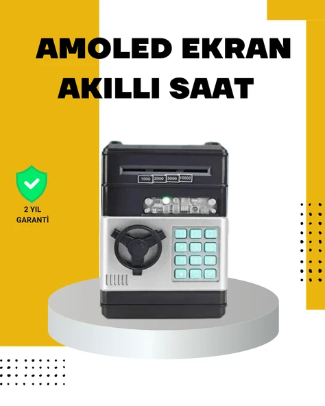 Çocuklar İçin Şifreli ATM Kasa Para Yutan Kumbara ürün görseli 1