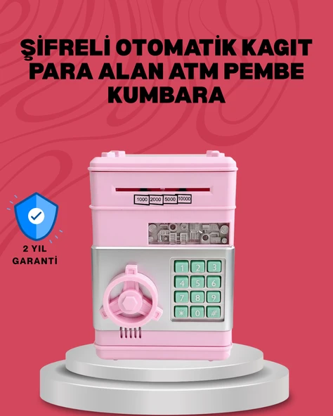 Elektronik Şifreli  Para Yutan Çocuk Kumbarası ürün görseli 1