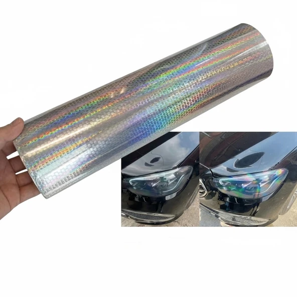Petek Desenli 3D Colormatik Far Filmi Stop Fosu 1mx30cm faf ürün görseli 1