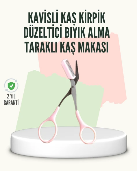 Kaş ve Kirpik Şekillendirme İçin Yüz Bakım Makası ürün görseli 1