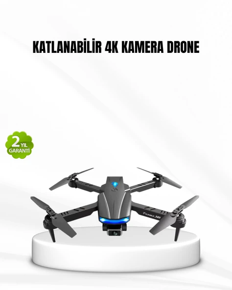 WiFi Bağlantılı 4K Drone Katlanabilir ve 360° Takla Özellikli ürün görseli 1