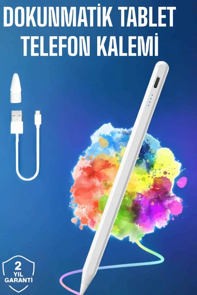 Tab Kalemi iOS Android Windows Uyumlu Yedek Uçlu Universal Çizim Kalemi ürün görseli 1