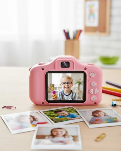 Kompakt Dijital Kamera HD Video ve Fotoğraf Kayıt Özellikli USB Şarjlı Mini Cihaz ürün görseli 1