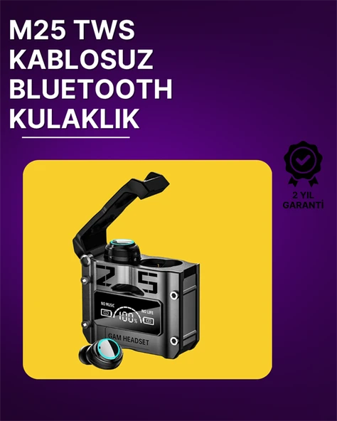 Bluetooth 5.3 Kablosuz Kulaklık | Powerbank Şarj Kutulu | Ultra HD Ses Kalitesi ürün görseli 1