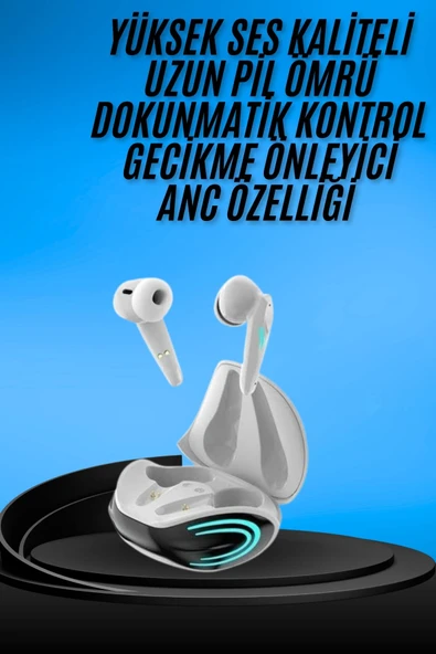 Android ve İOS Uyumlu Bluetooth Kulaklık Kulaklık Mini - Resim 2