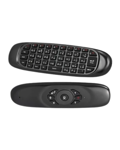 3’ü 1 Arada Kablosuz Hava Mouse Mini Klavye Kumanda - Resim 2