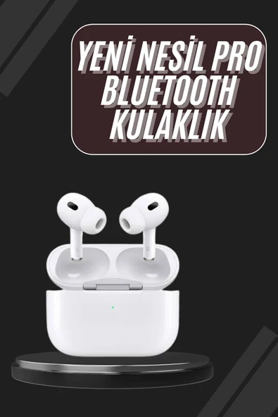 Yeni Nesil Pro Bluetooth Kulaklık Android ve İOS Uyumlu Dokunmatik Kontrol ürün görseli 1