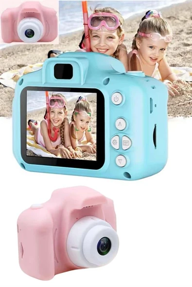 Dijital Fotoğraf Makinesi Çocuk Mini 1080p HD Kaliteli Renkli ürün görseli 1
