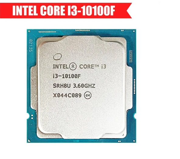 Intel Core i3 10100F TRAY 3.60GHz 6MB Önbellek 4 Çekirdek 1200 14nm İşlemci NOVGA ürün görseli 1