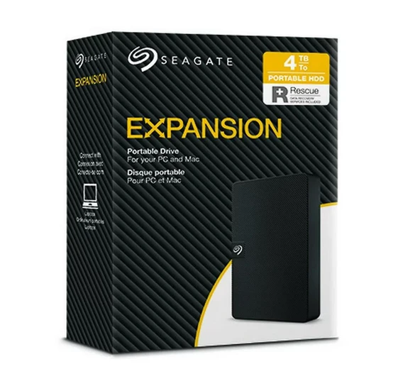 Seagate 4TB Expansion STKM4000400 USB 3.0 2.5" Siyah Harici Harddisk ürün görseli 1