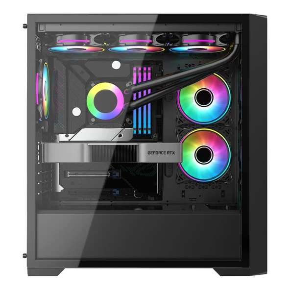 Frisby FC-9445G DYNAMIC Gaming Kasa, RGB Fan(850W 80+Bronze) ürün görseli 1