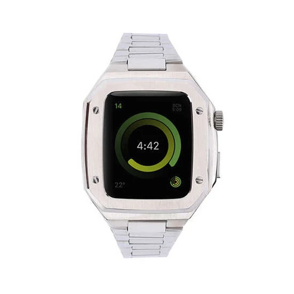 Watch 44mm Metal Petek Kasalı Kordon - Gümüş ürün görseli 1