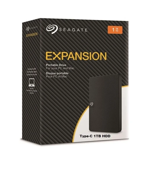 Seagate 1TB Expansion STKM1000400 USB 3.0 2.5" Siyah Harici Harddisk ürün görseli 1