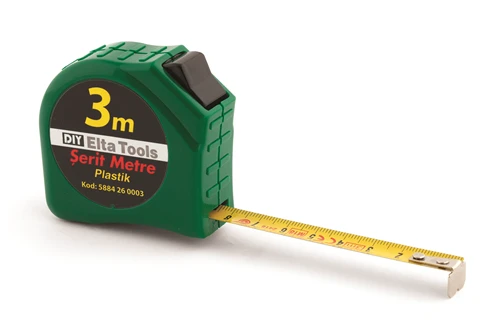 ELTA ŞERİT METRE 3 MT PLASTİK ürün görseli 1