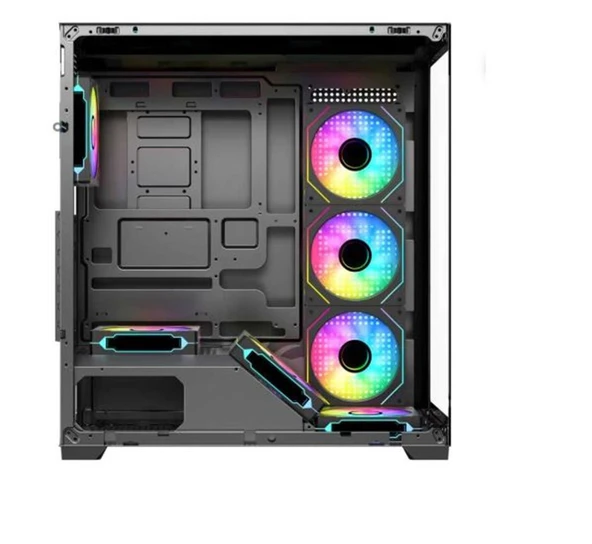 Frisby FC-9565G GDOMINATOR 650w 80+ Gaming Kasa 7x ARGB Fan ürün görseli 1