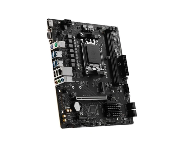 Msı Pro B650M-B 6800mhz(OC) RGB M.2 AM5 DDR5 mATX Anakart ürün görseli 1