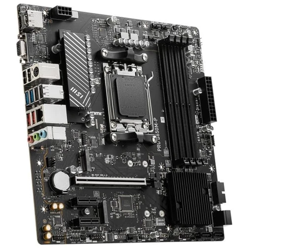 Msı Pro B650M-P 7200MHz (OC) DDR5 Soket AM5 M.2 HDMI DP VGA mATX Anakart ürün görseli 1
