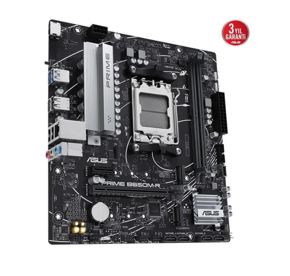 Asus Prime B650M-R 7200MHz (OC) DDR5 Soket AM5 M.2 HDMI mATX Anakart ürün görseli 1