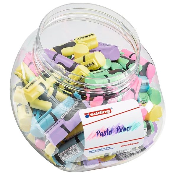 Edding Fosforlu Kalem Mini 100 LÜ Pastel Renkler 52.211 ürün görseli 1
