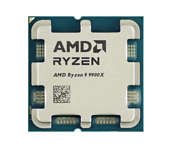 AMD Ryzen 9 9900X TRAY 4.4GHz 64MB Önbellek 12 Çekirdek AM5 4nm Kutusuz İşlemci ürün görseli 1