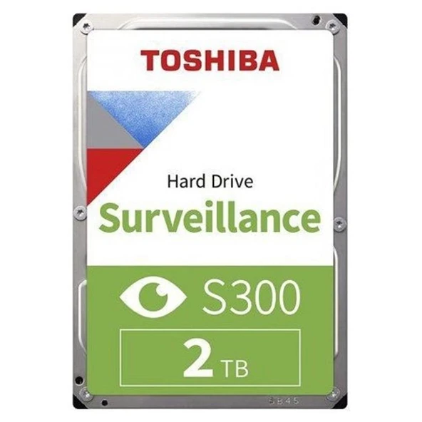 Toshiba 2TB HDWT720UZSVA S300 5400 Sata3 128M 7-24 Güvenlik Harddisk ürün görseli 1