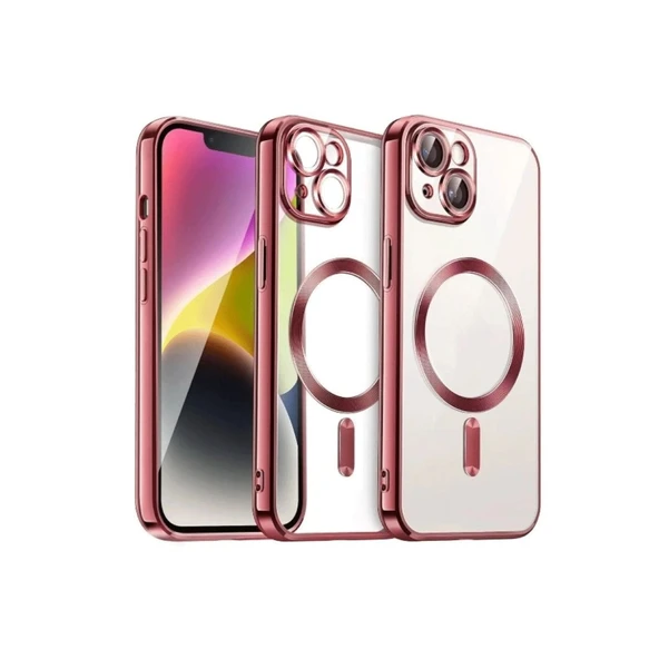 İphone 13 Kılıf Kross Magneticsafe Kapak - Kırmızı ürün görseli 1