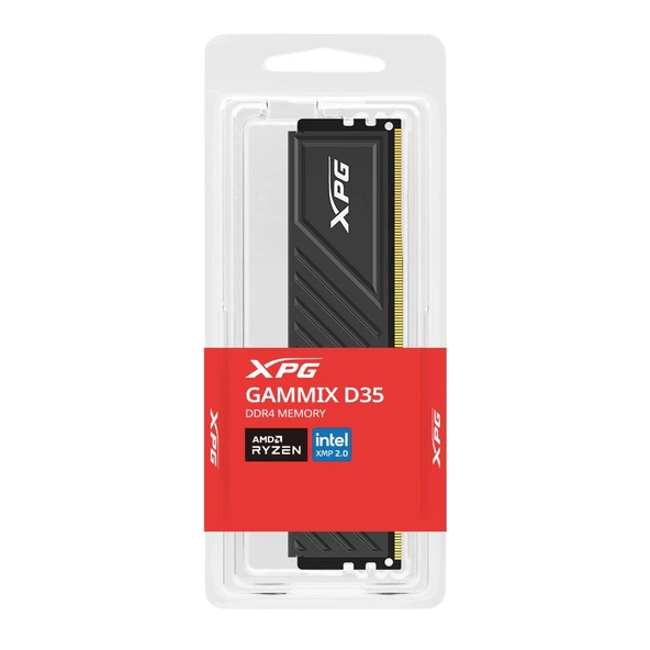 XPG 16GB Gammix D35 DDR4 3200MHz CL16-20-20 1.35V Soğutuculu PC Ram ürün görseli 1