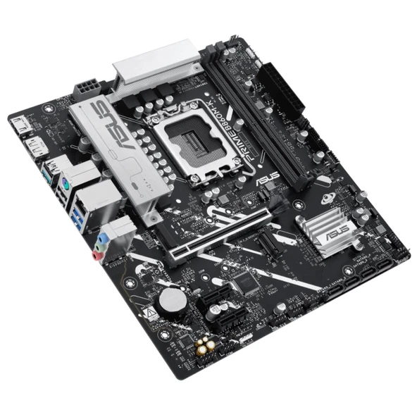 Asus Prıme B860M-K-Intel B860 Soket 1851 DDR5 8800+(OC)MHz mATX Gaming (Oyuncu) Anakart ürün görseli 1